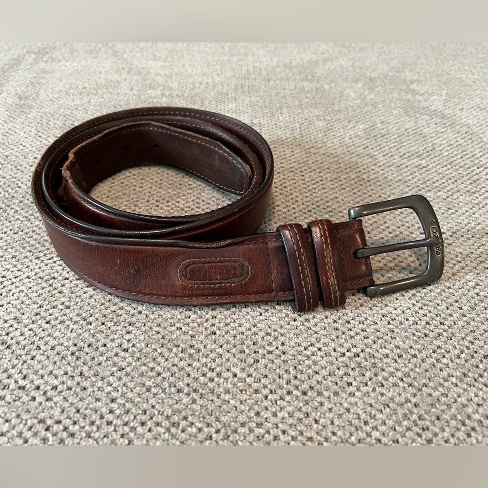 Vintage Columbia‎ Men’s Leather Belt Soft Leather 42